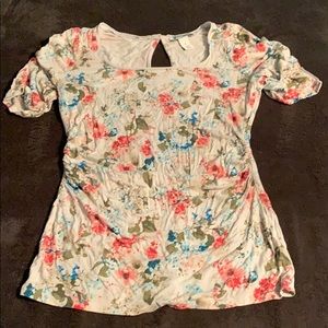 WHBM Floral Blouse - Med